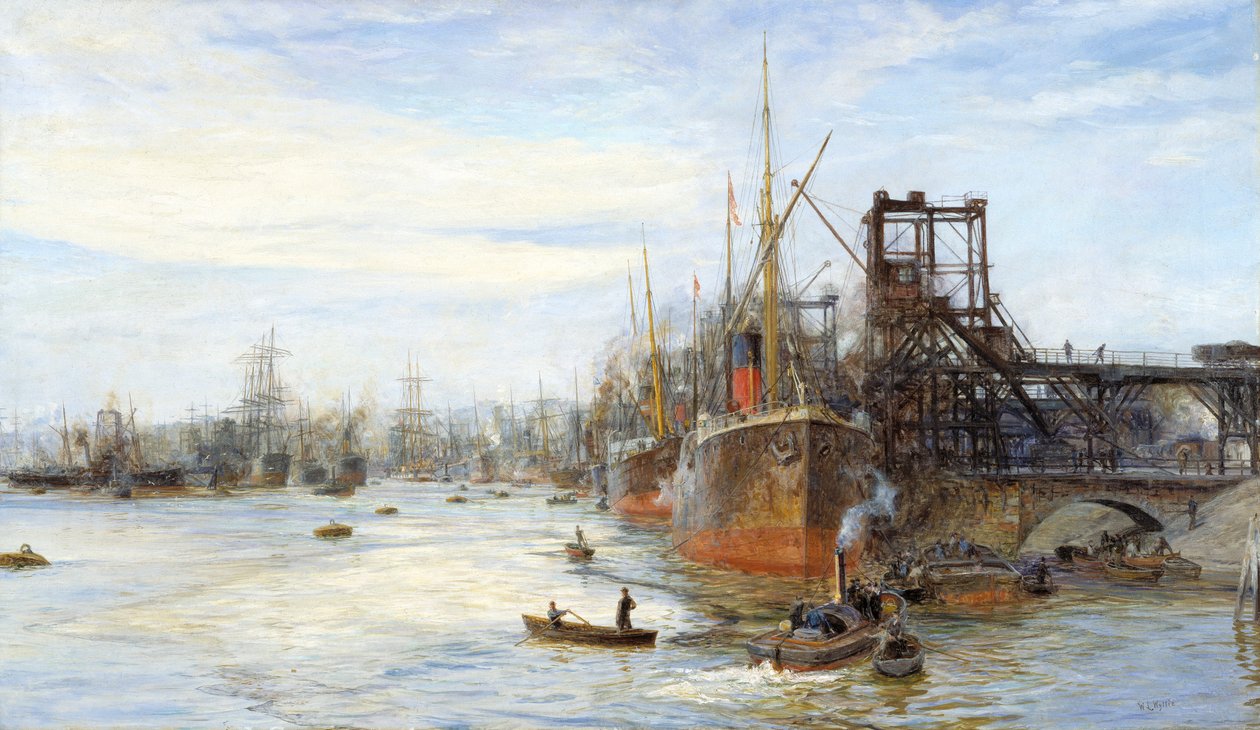 Barry Docks - William Lionel Wyllie