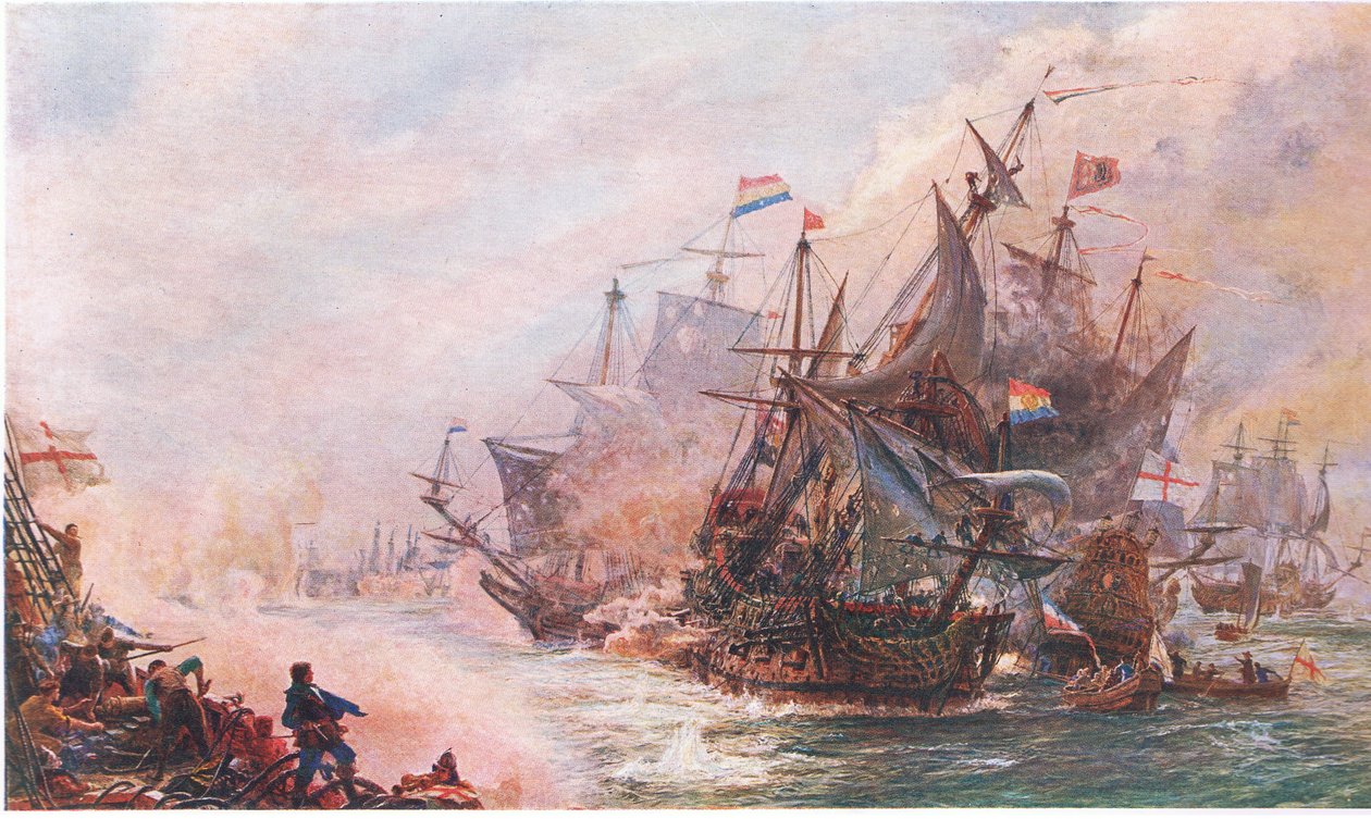 Engagement de trois jours de Blake avec Von Tromp, de l