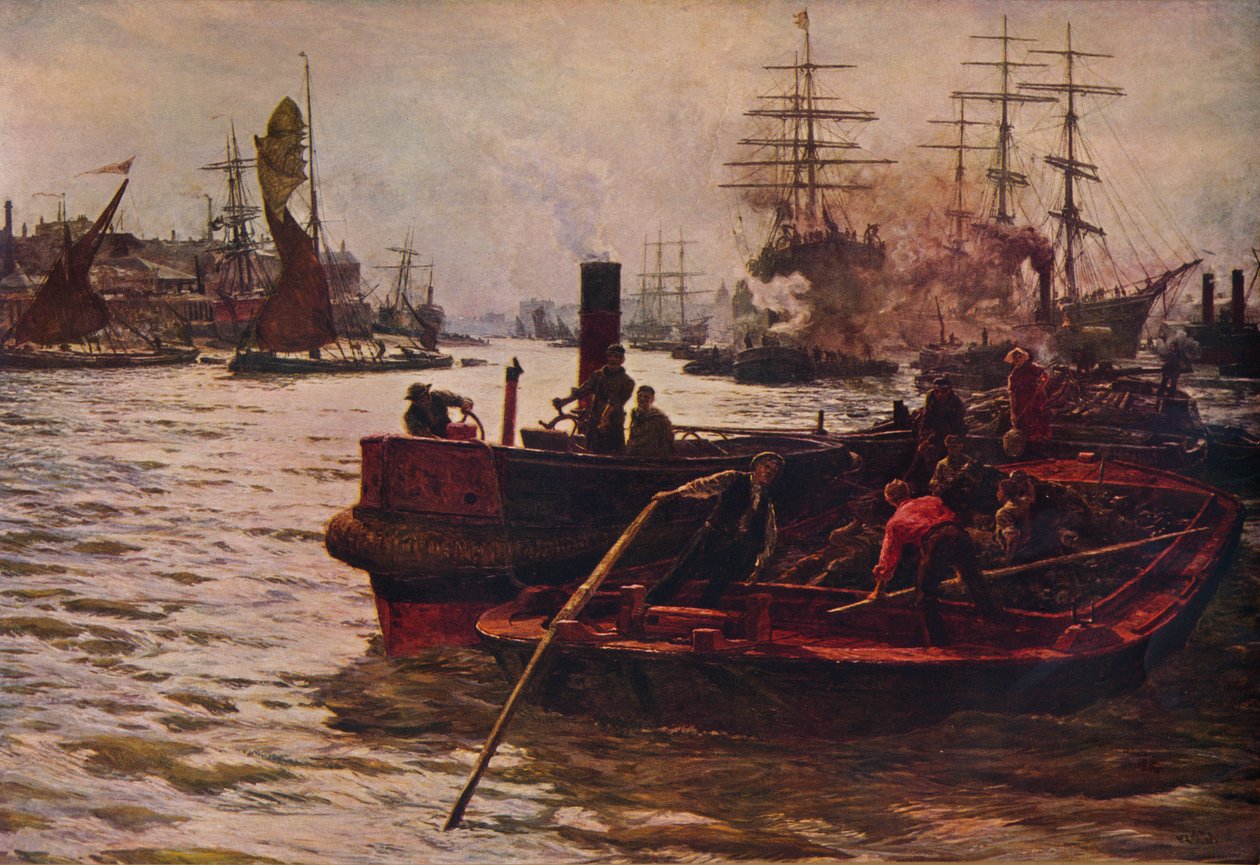 Labeur, éclat, éclat et richesse, 1883 - William Lionel Wyllie
