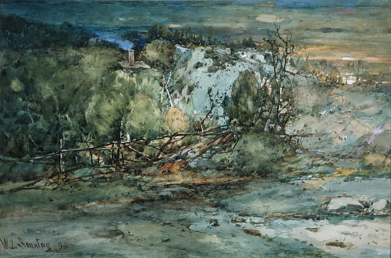 Cabane de la frontière, 1894 - William Louis Sonntag