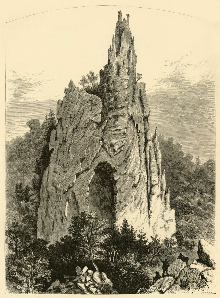 Rocher de la Cathédrale, 1872 - William Ludwell Sheppard