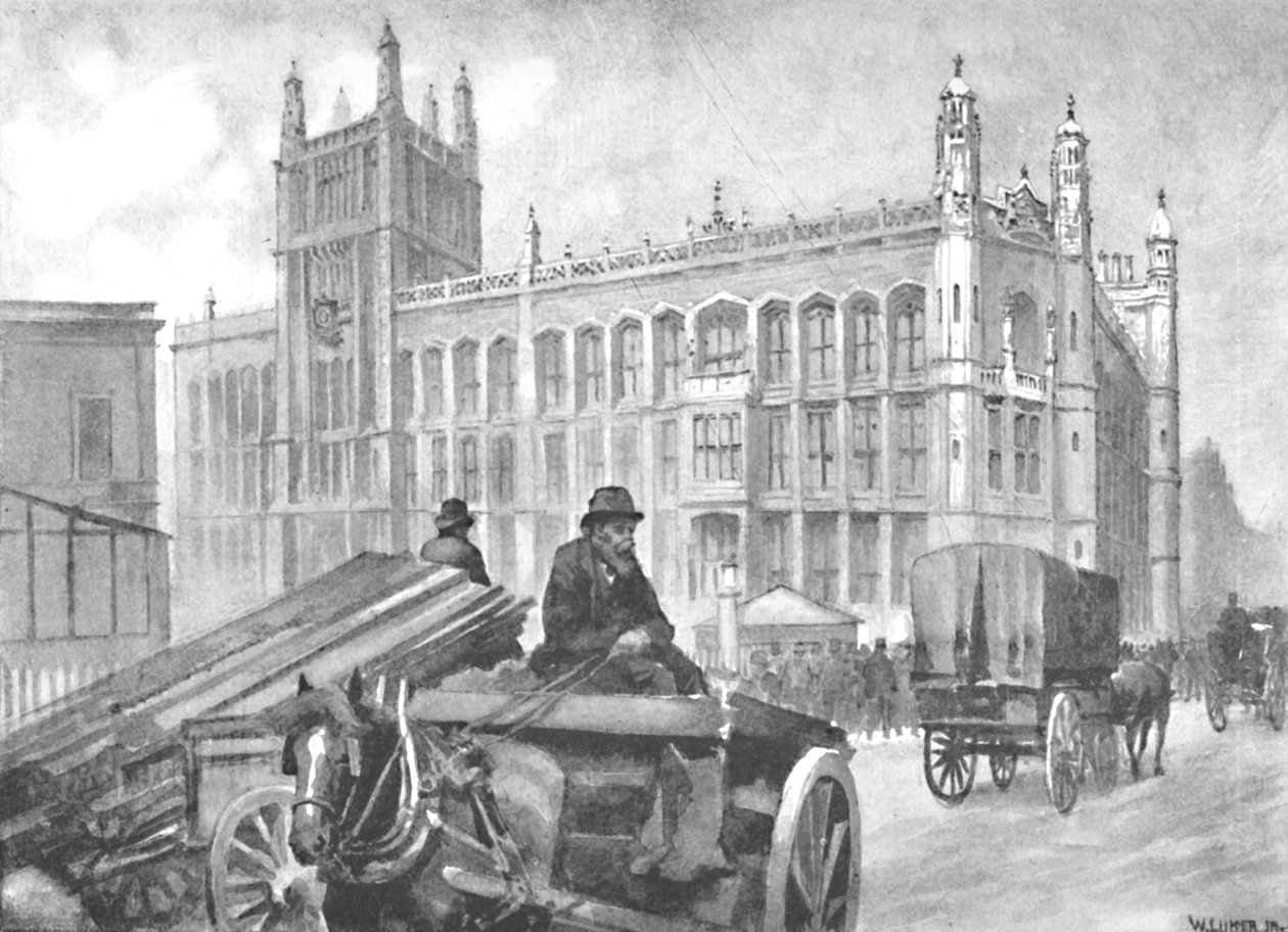 Le bureau des archives, Fetter Lane, 1891 - William Luker