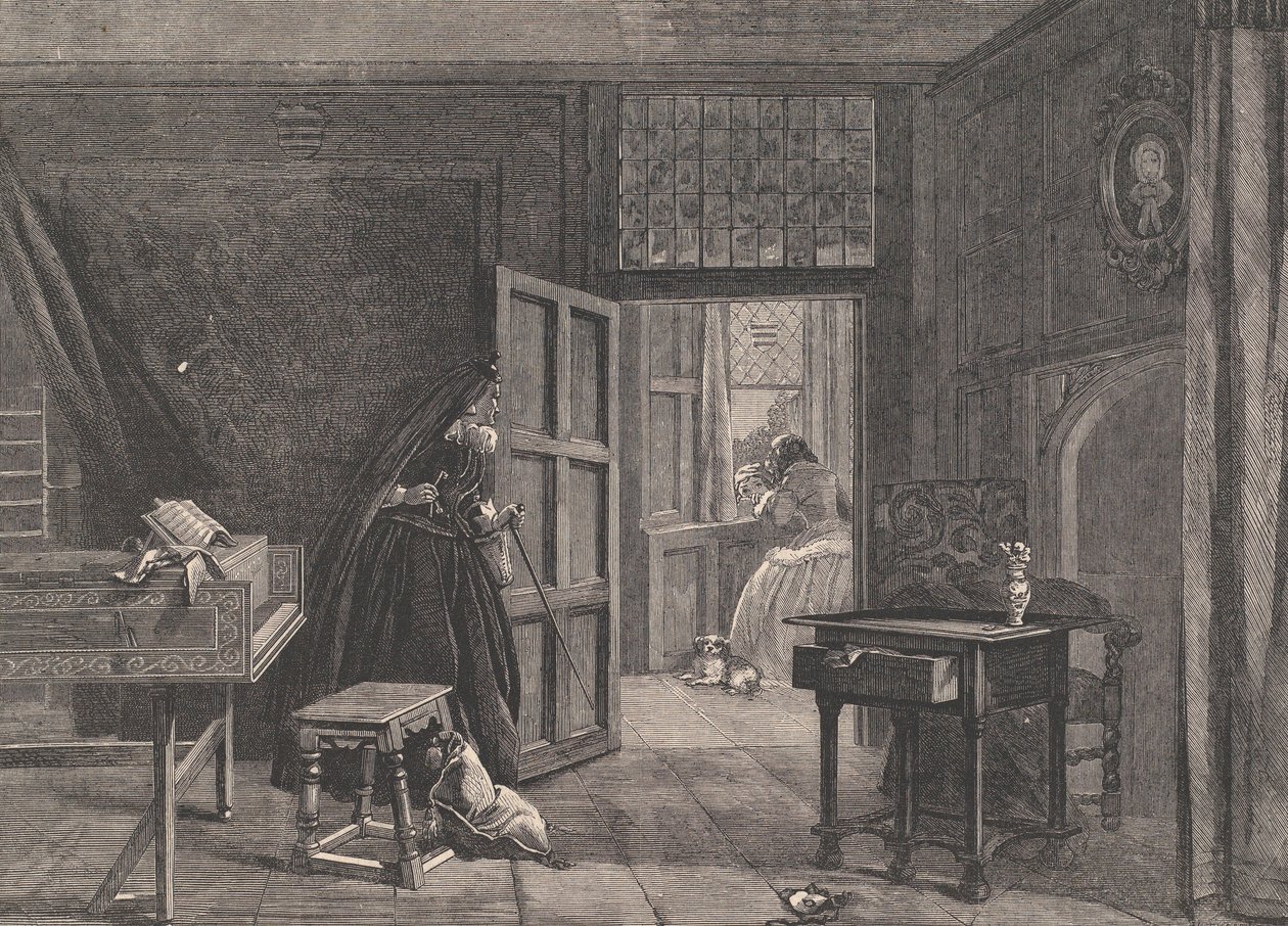 Le retour de la duègne, de Illustrated London News, 19 mai 1860 - William Luson Thomas