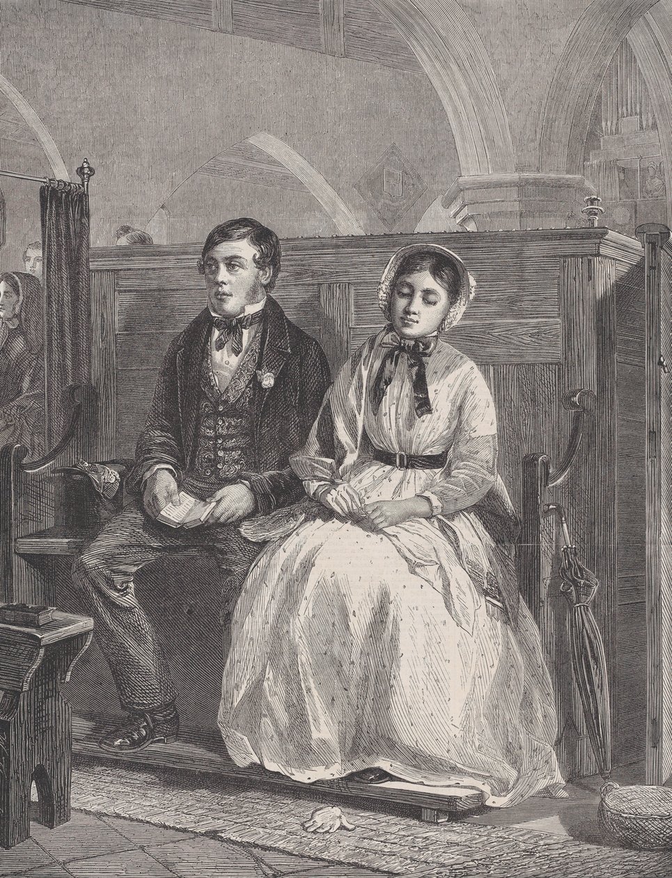 La première demande, de Illustrated London News - William Luson Thomas