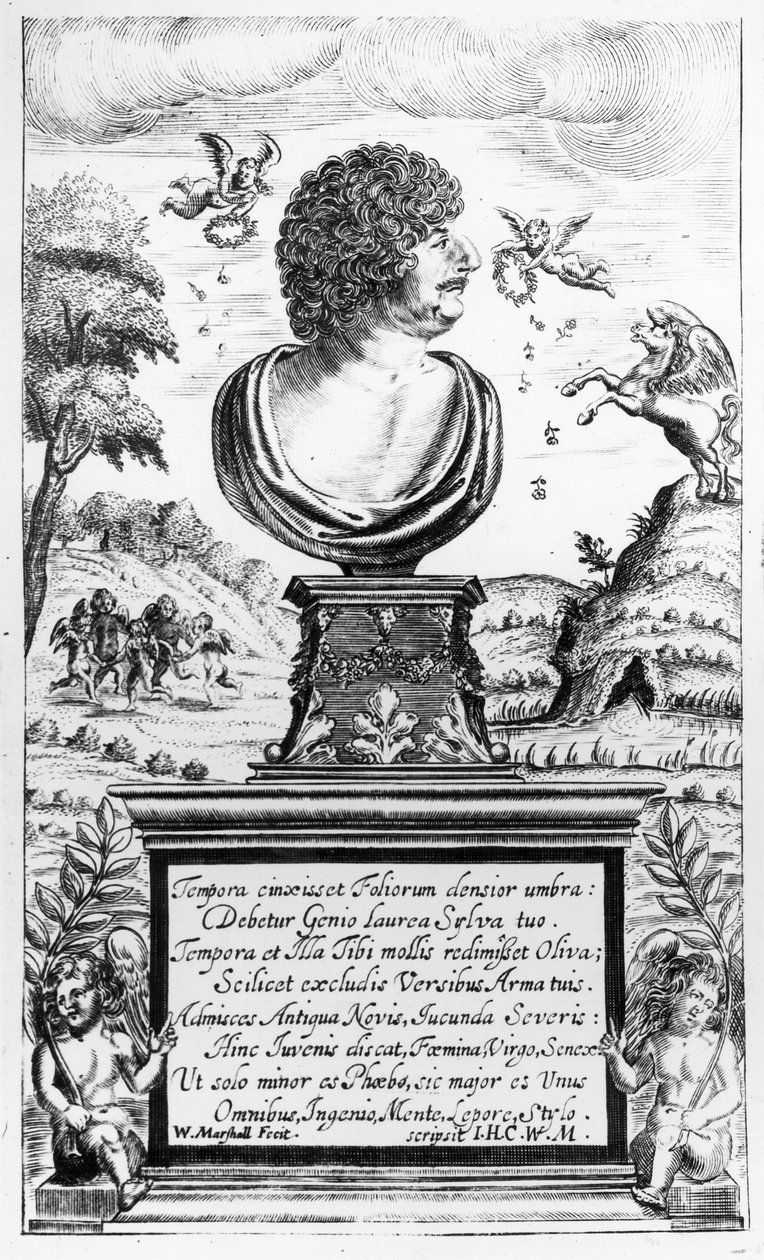 Robert Herrick (1591-1674), gravé par l