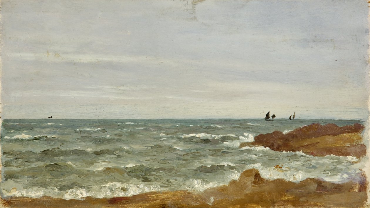Paysage marin : temps gris - William Matthew Hale