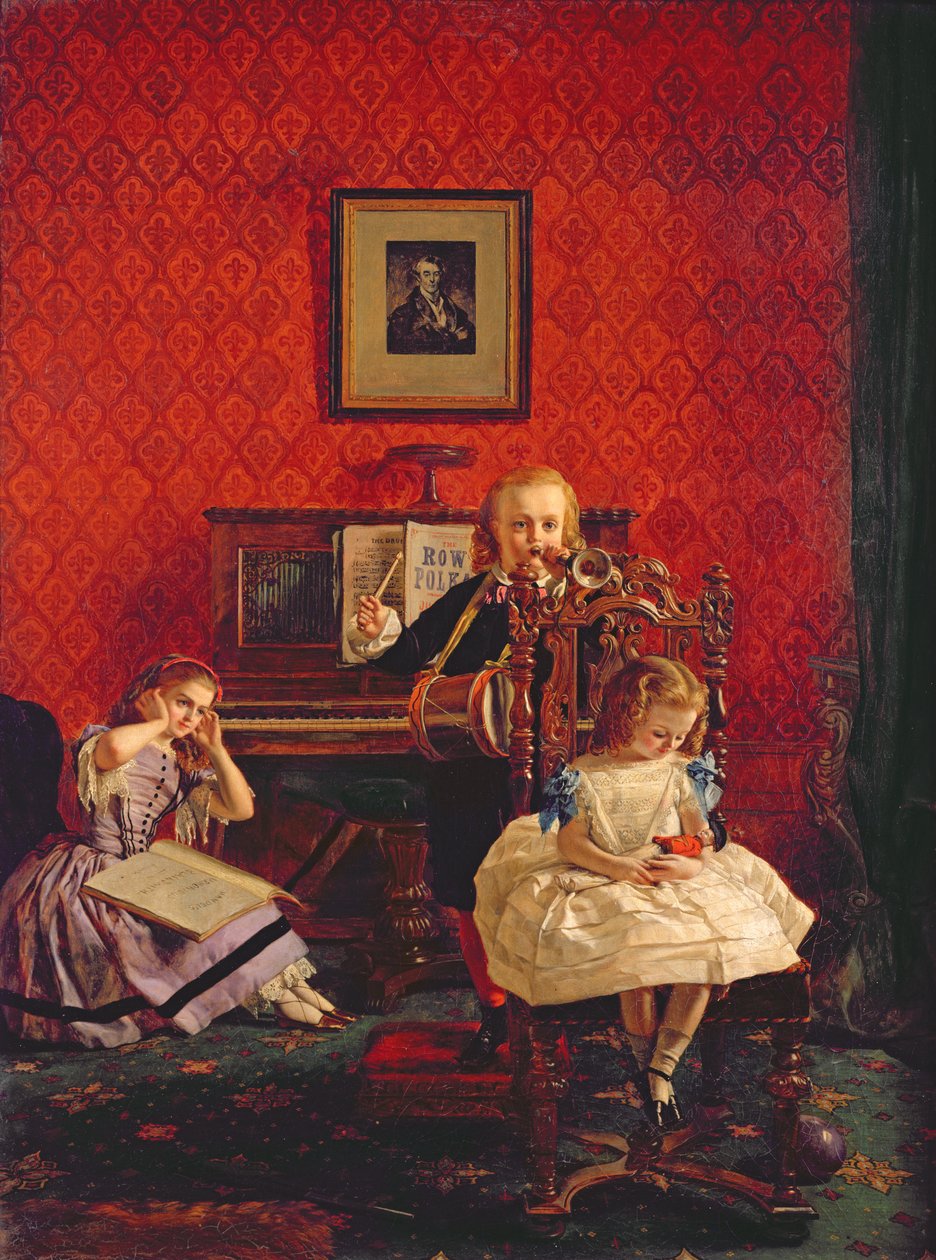 La musique a des charmes, 1861 - William Maw Egley