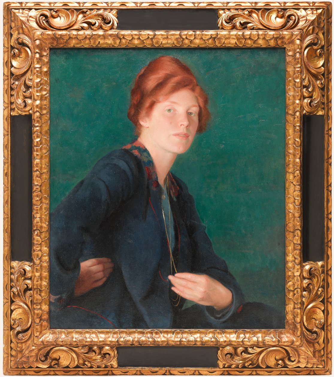 Une femme aux cheveux roux - William McGregor Paxton
