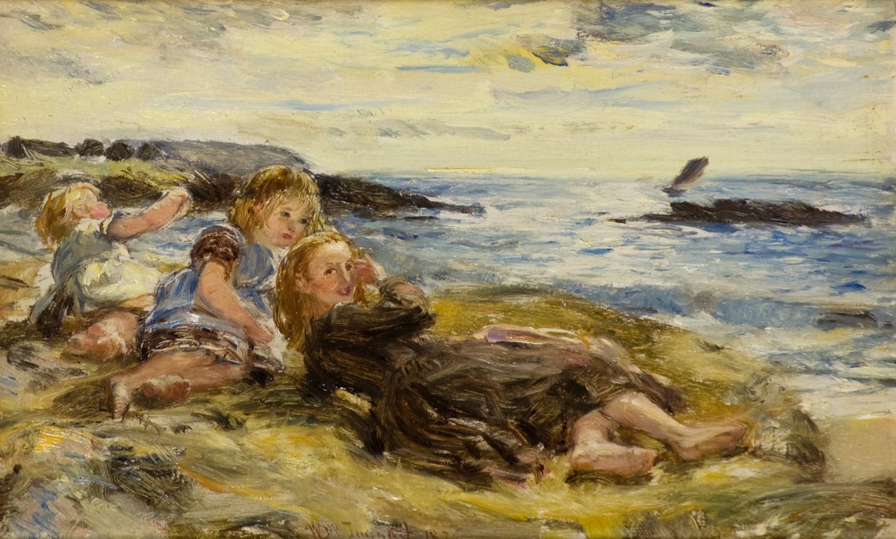Enfants sur le Rivage, Machrihanish - William McTaggart