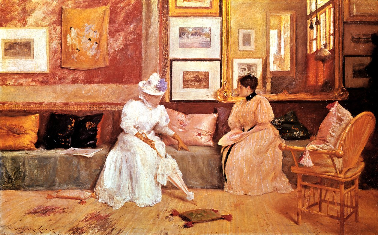 Une visite amicale, 1895 - William Merritt Chase