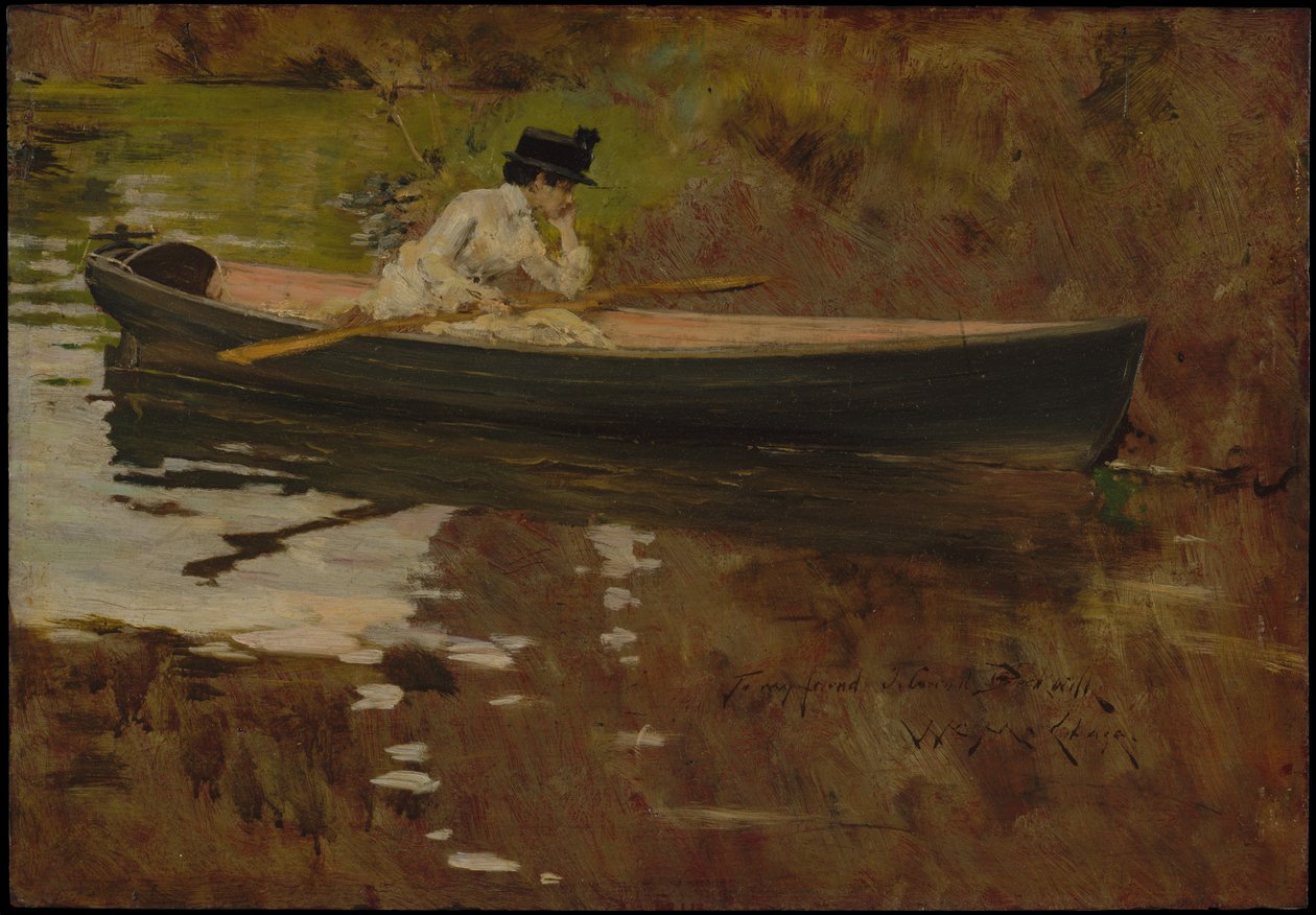 Alice Gerson à Prospect Park - William Merritt Chase