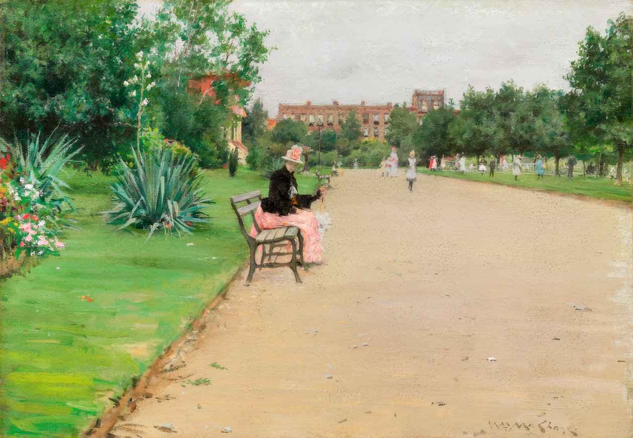 Un parc urbain - William Merritt Chase