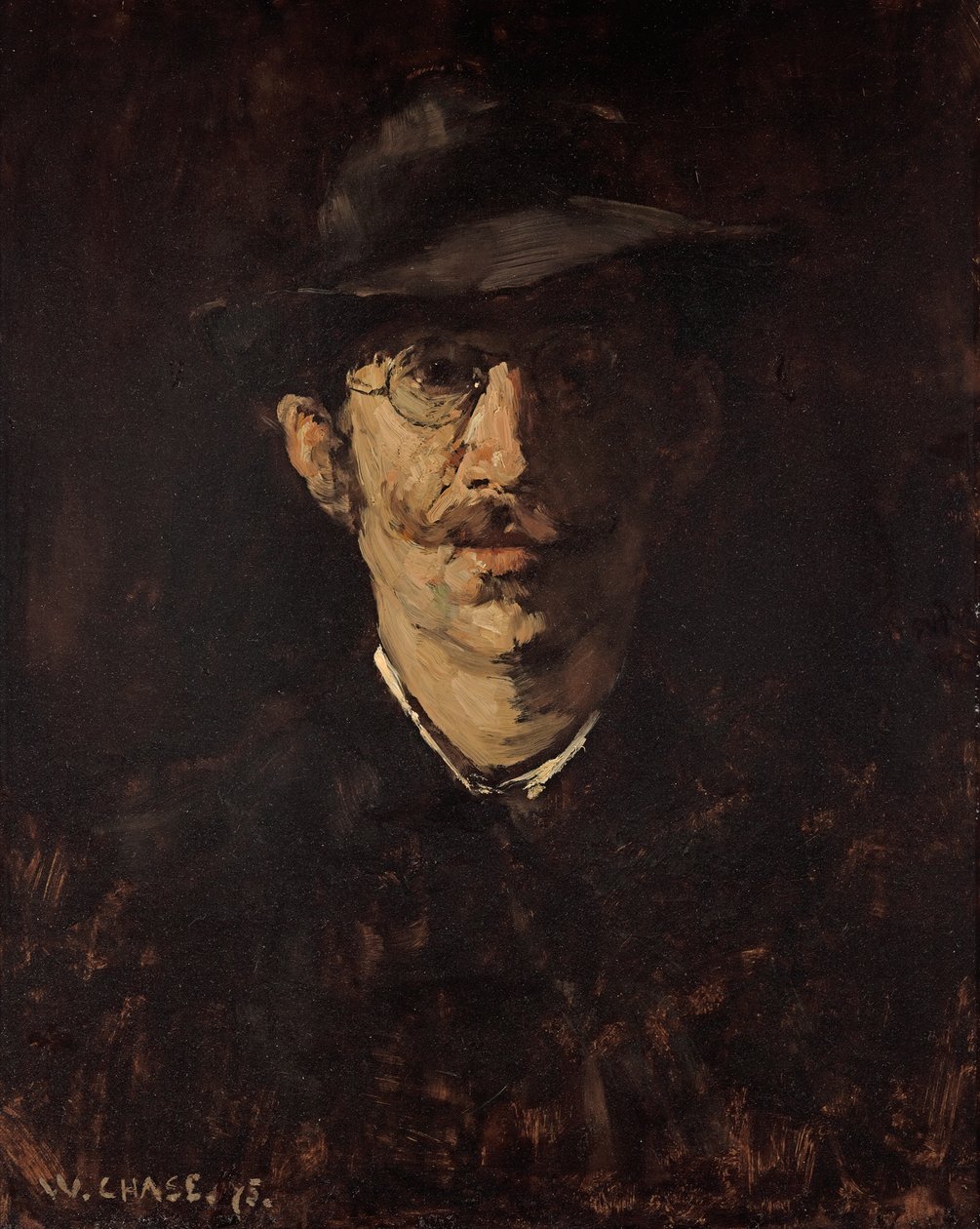 French : Portrait de Hugo von Habermann - William Merritt Chase
