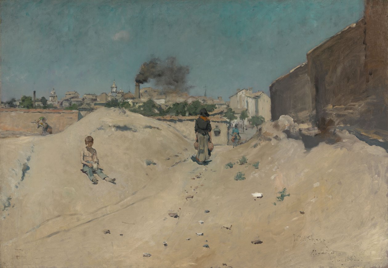 En périphérie de Madrid - William Merritt Chase