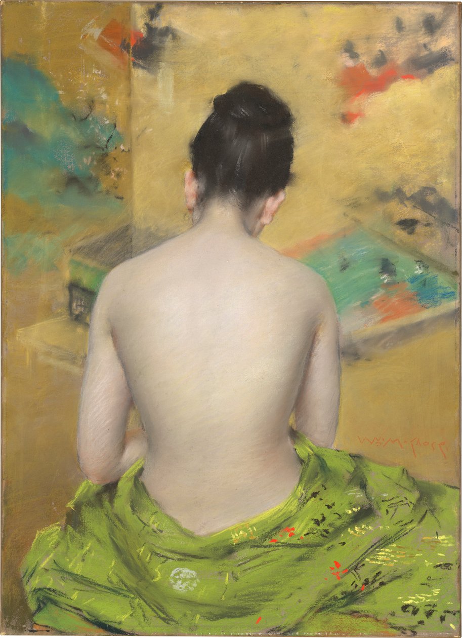 Étude de couleur chair et or - William Merritt Chase