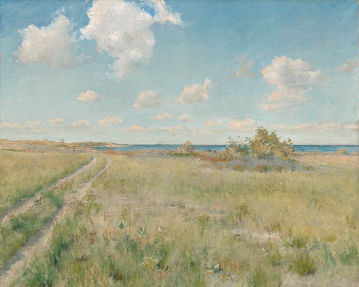 La vieille route vers la mer, vers 1893 - William Merritt Chase