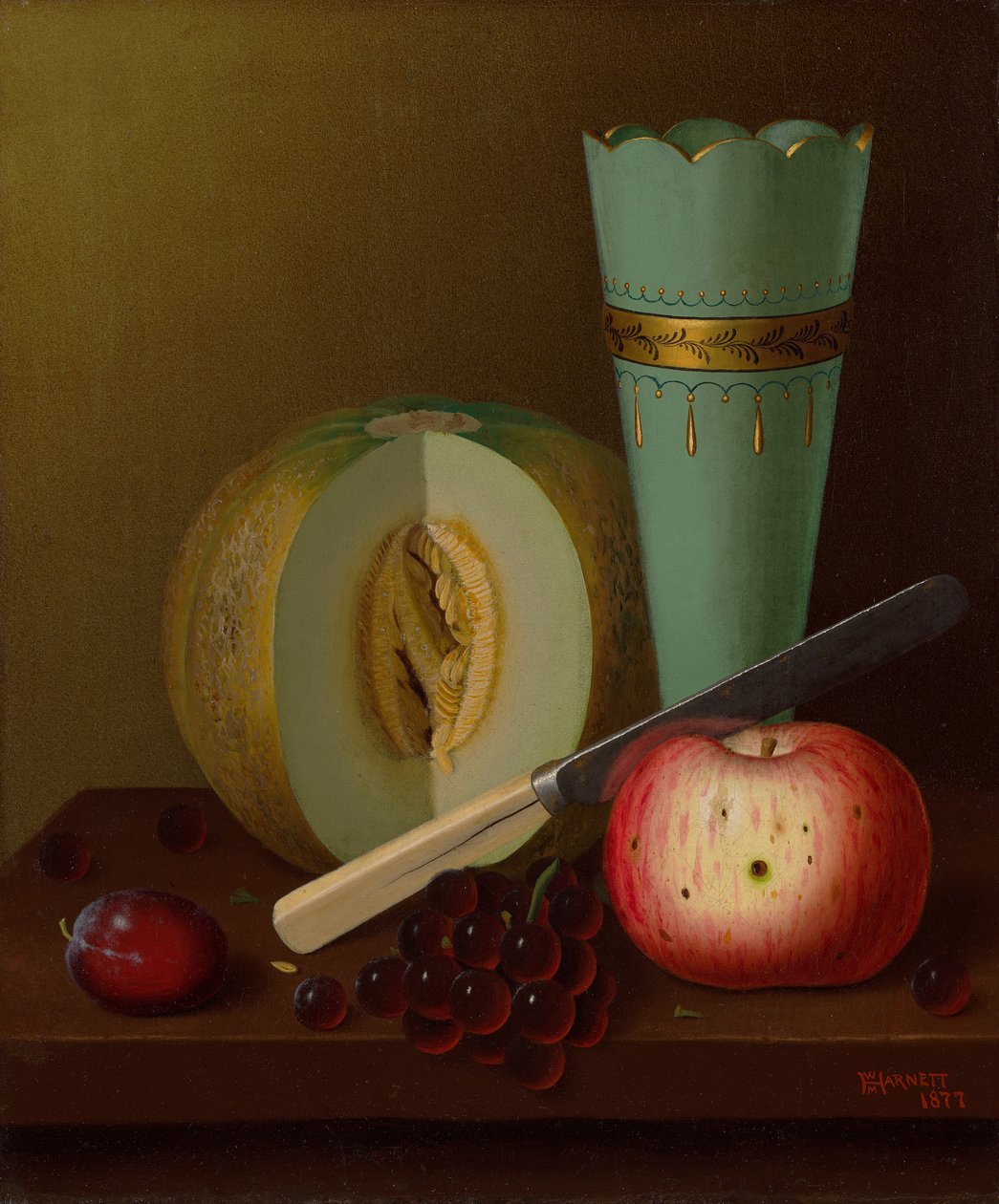 Morceaux de fruits - William Michael Harnett