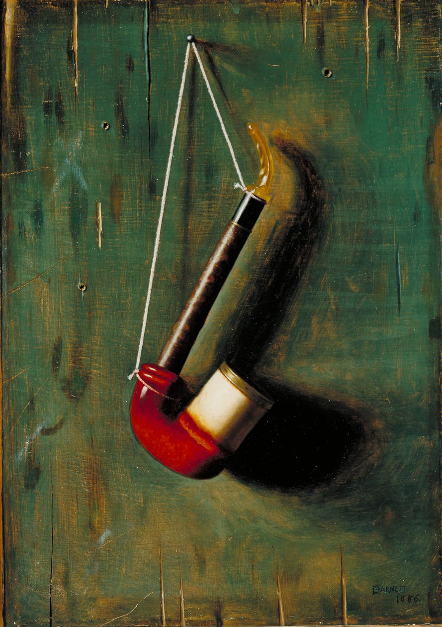 Pipe en écume de mer, 1886 - William Michael Harnett