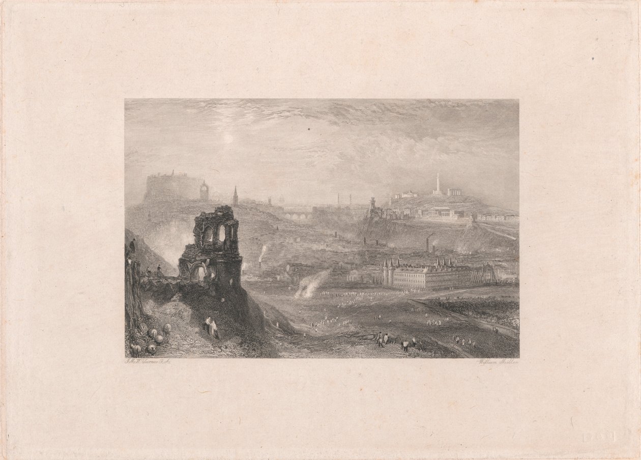Édimbourg depuis la chapelle Saint-Antoine - William Miller