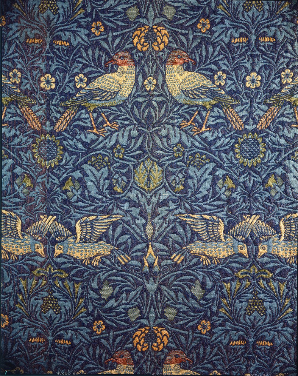 Oiseaux. Tissu décoratif, 1878 - William Morris