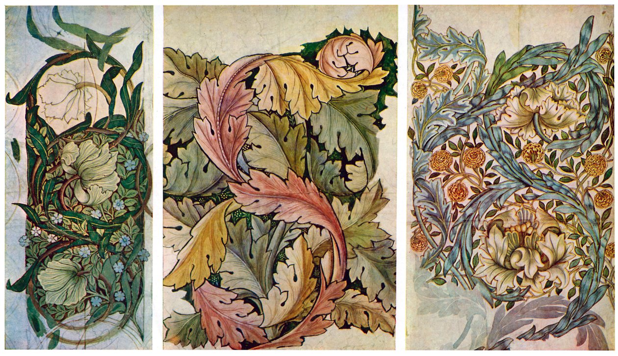 Dessins de travail par William Morris 1834-1896, 1934 - William Morris