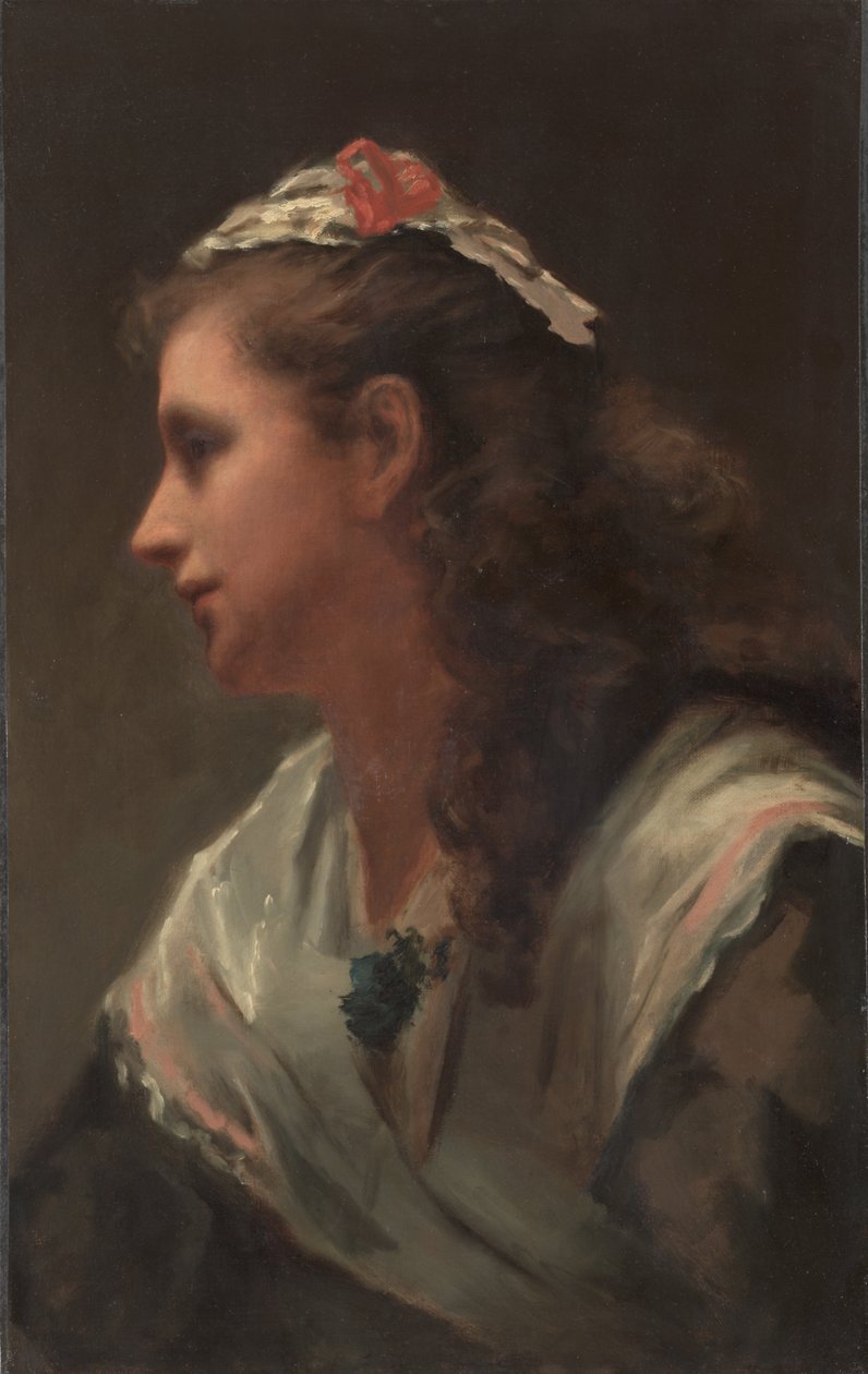 Son premier modèle - Miss Russell, vers 1873 - William Morris Hunt