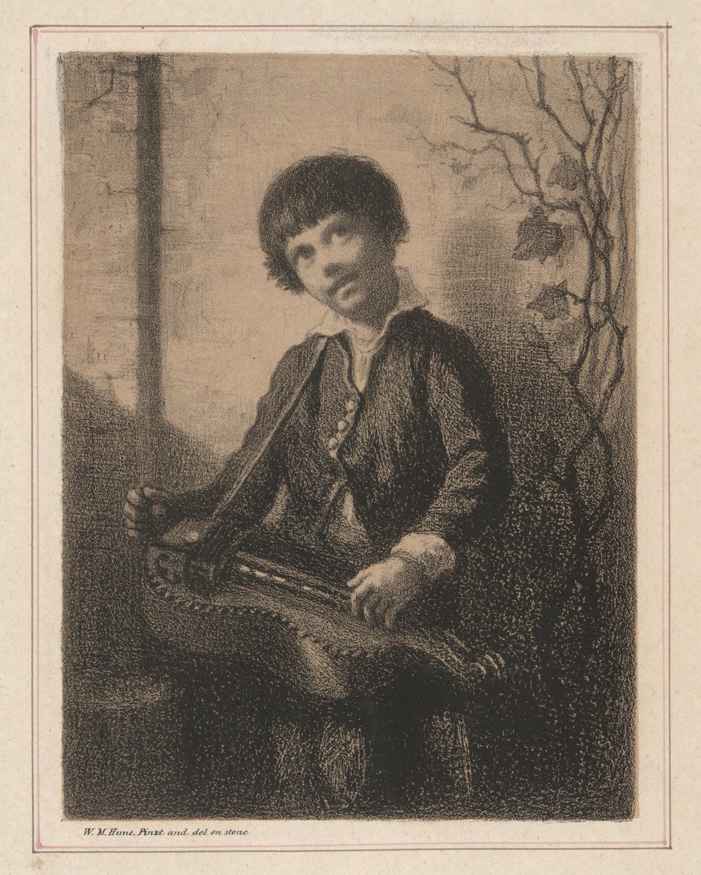 Le Garçon à la Vielle - William Morris Hunt
