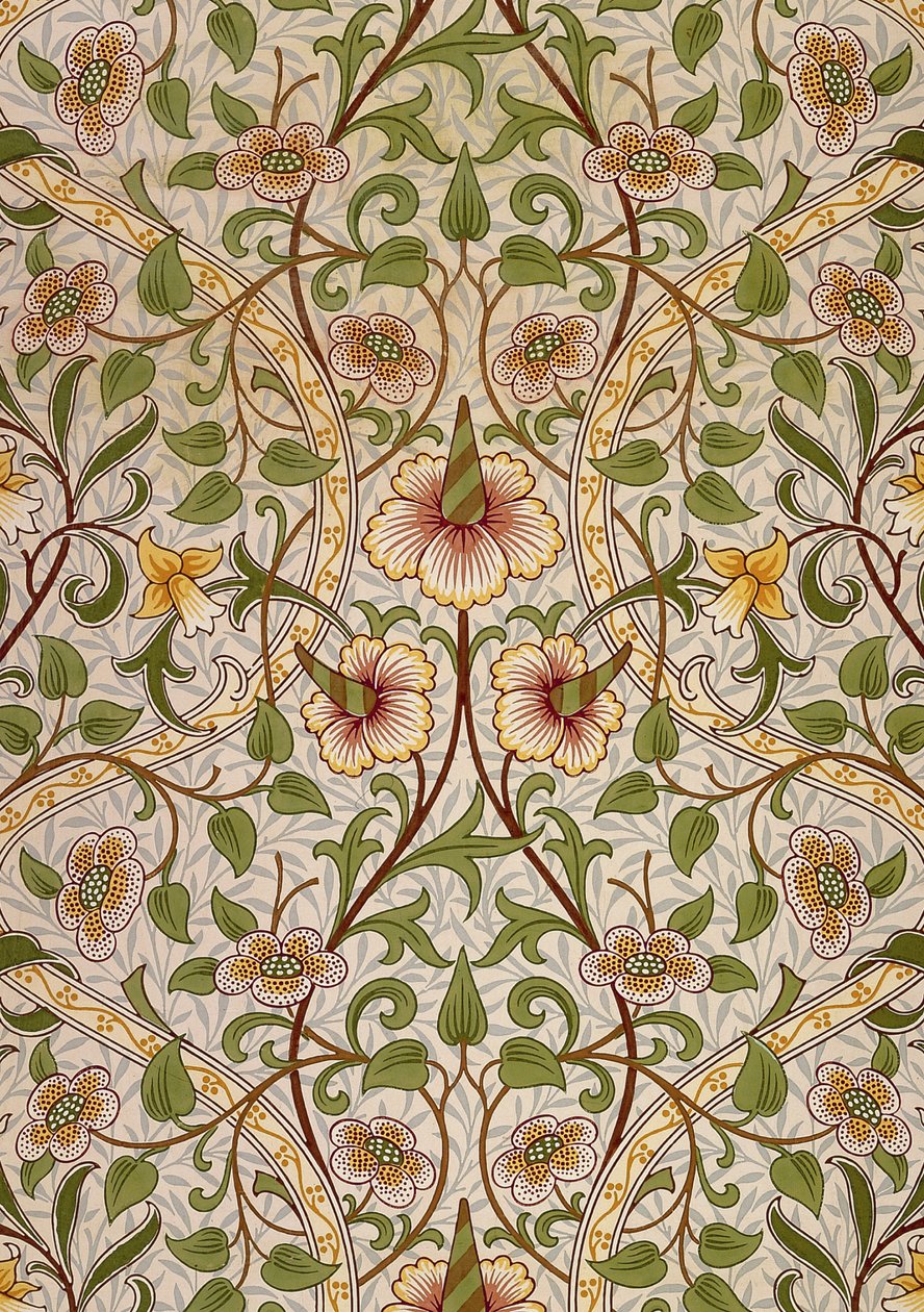 Tissu décoratif, 1876-1890 - William Morris Tapestry Works