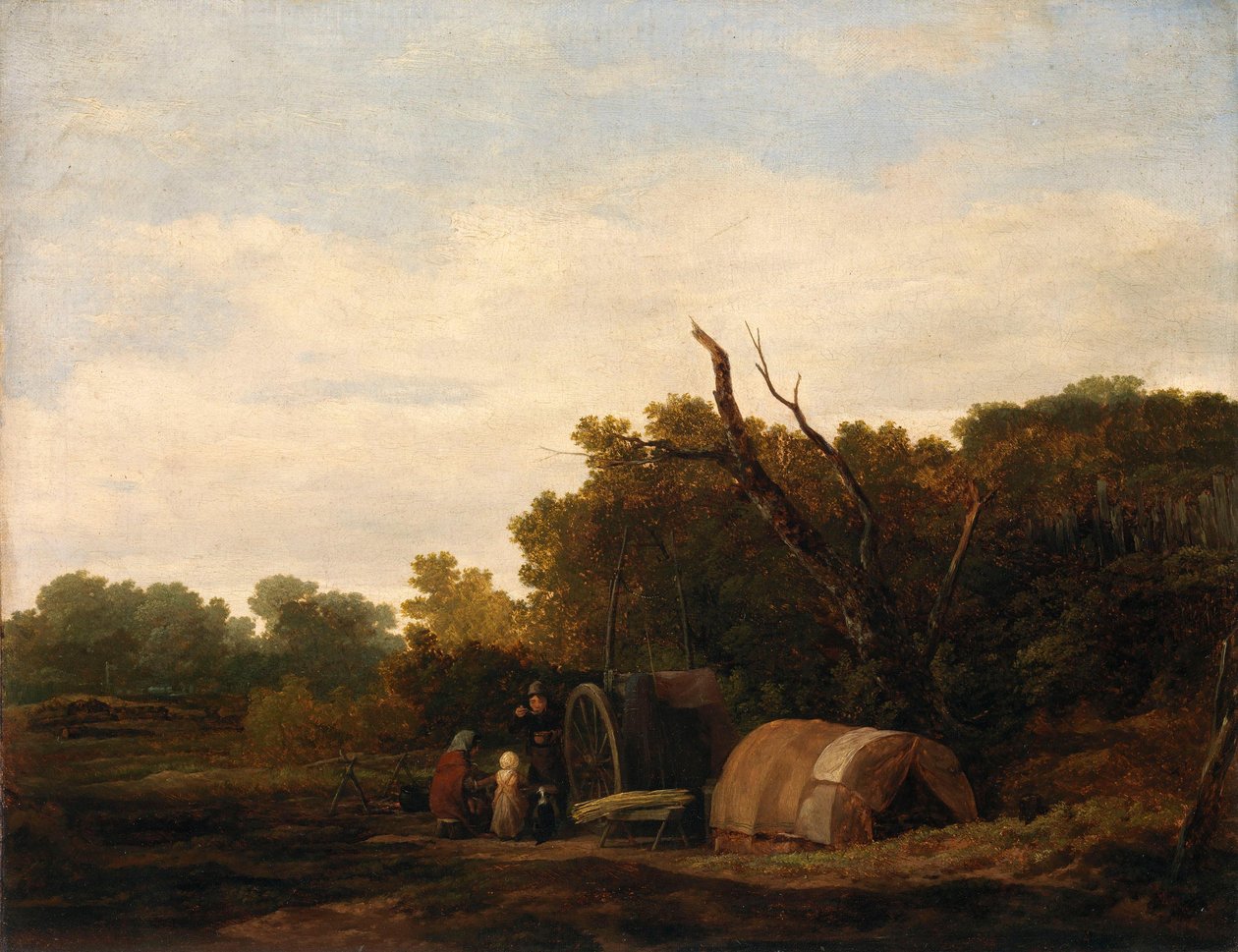 Un campement de gitans - William Mulready