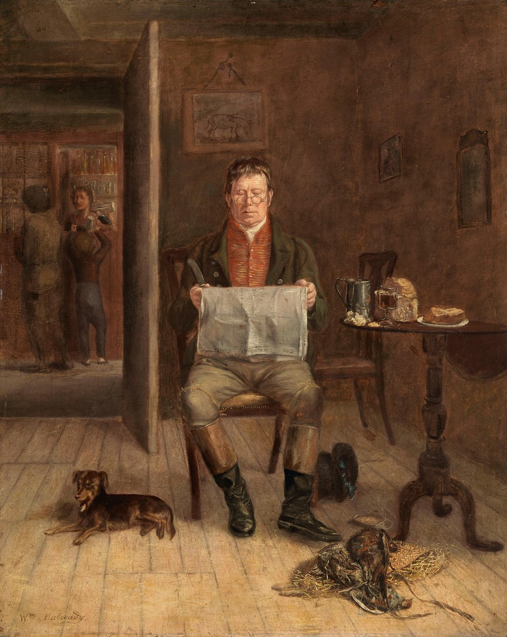 Un écuyer dans une taverne - William Mulready