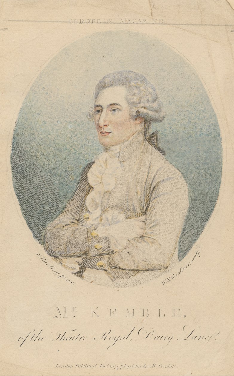 M. Kemble, du Théâtre Royal, Drury Lane - William Nelson Gardiner