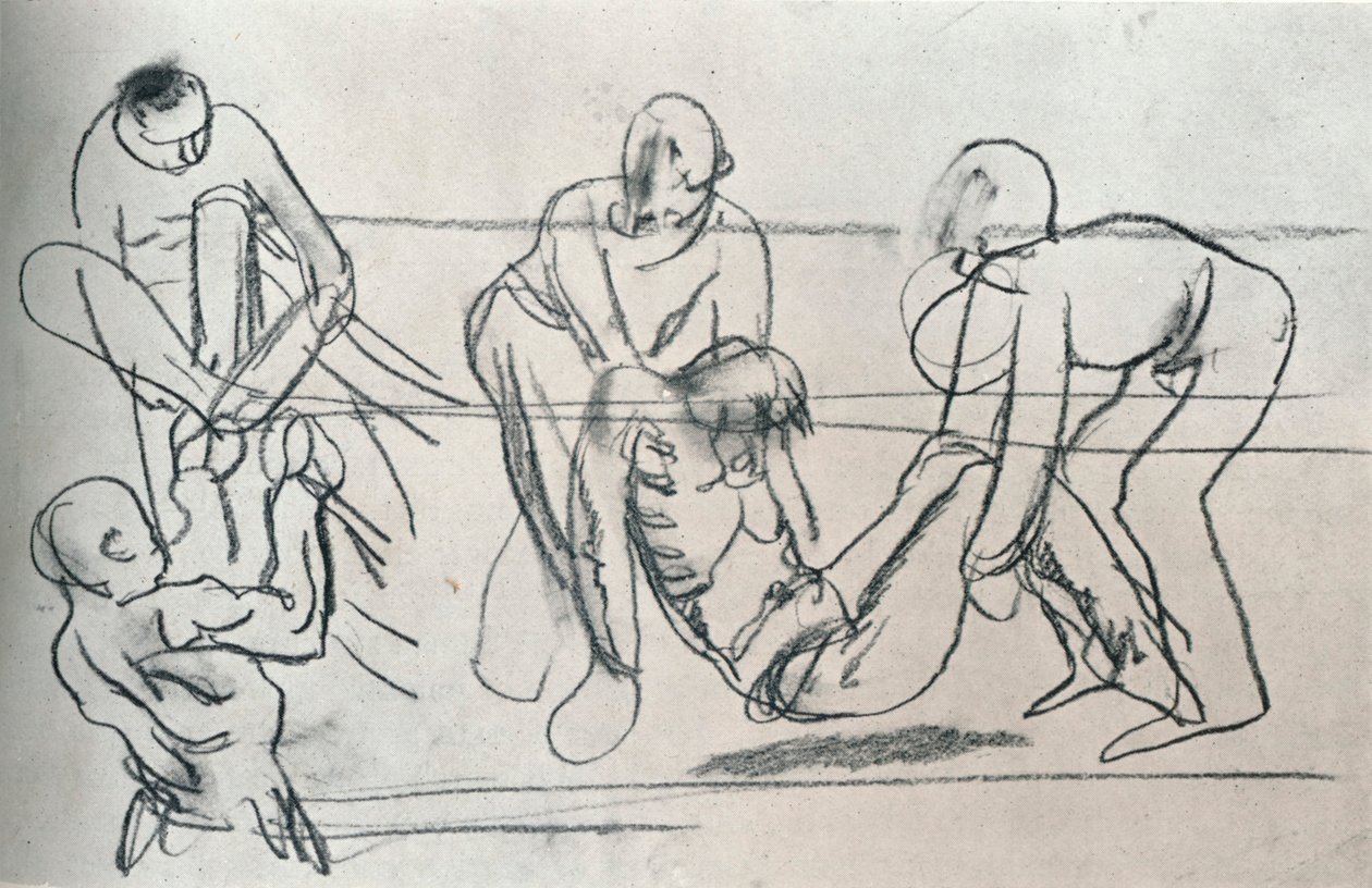 Croquis de Sir William Orpen, vers 1914 - William Newenham Montague Orpen
