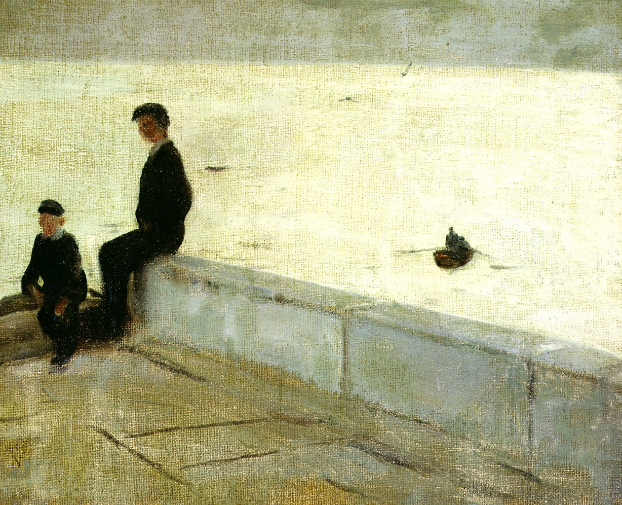 Garçons sur un Quai - William Nicholson