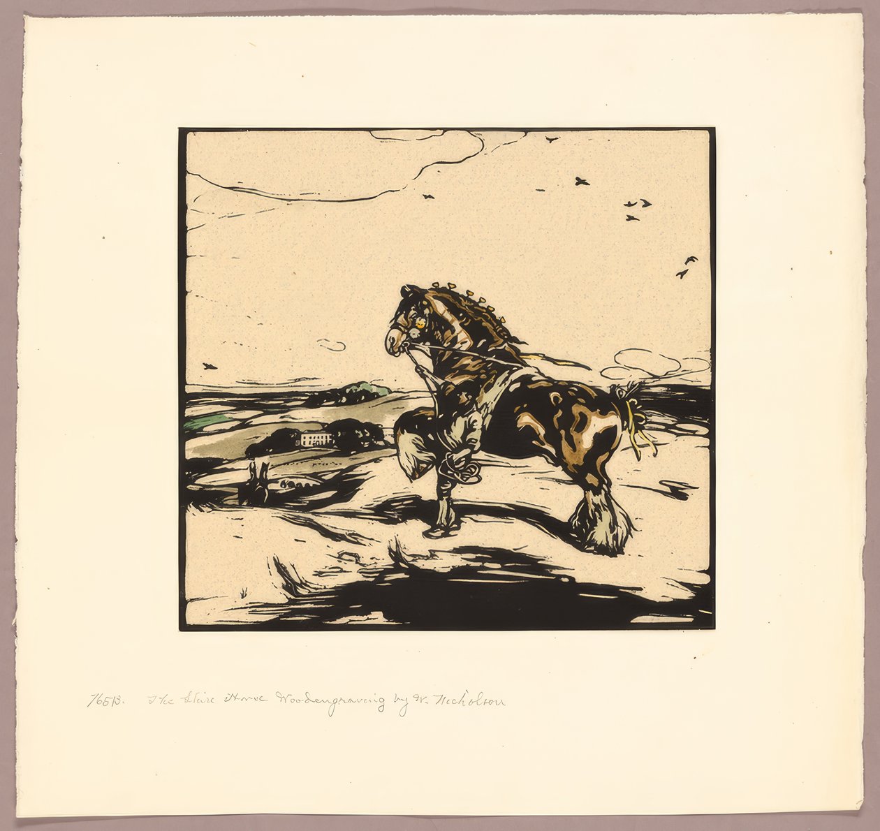 Le cheval Shire - William Nicholson