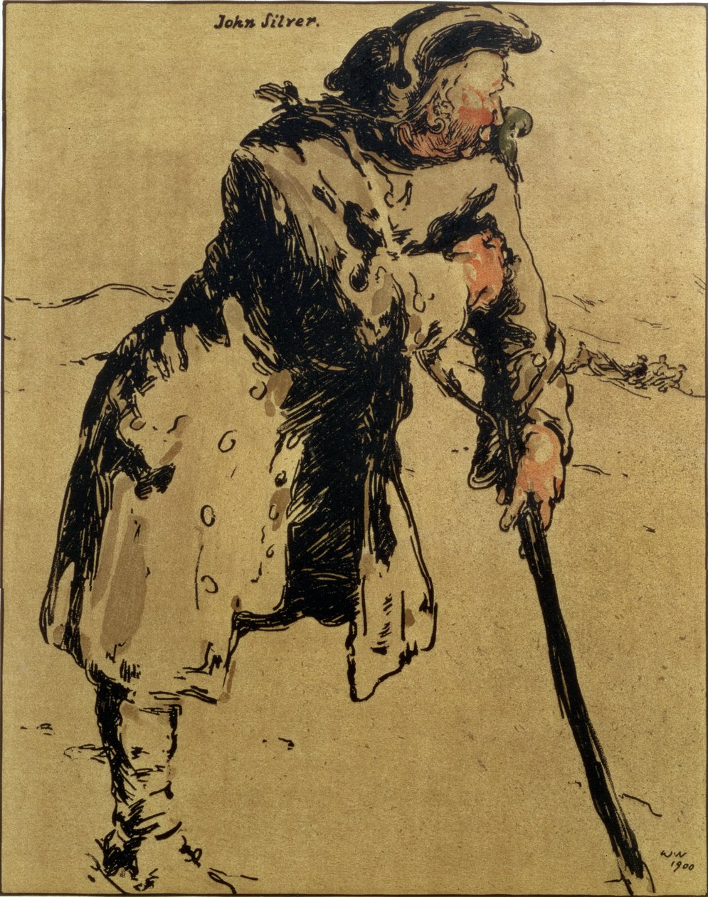 John Silver, illustration de 
