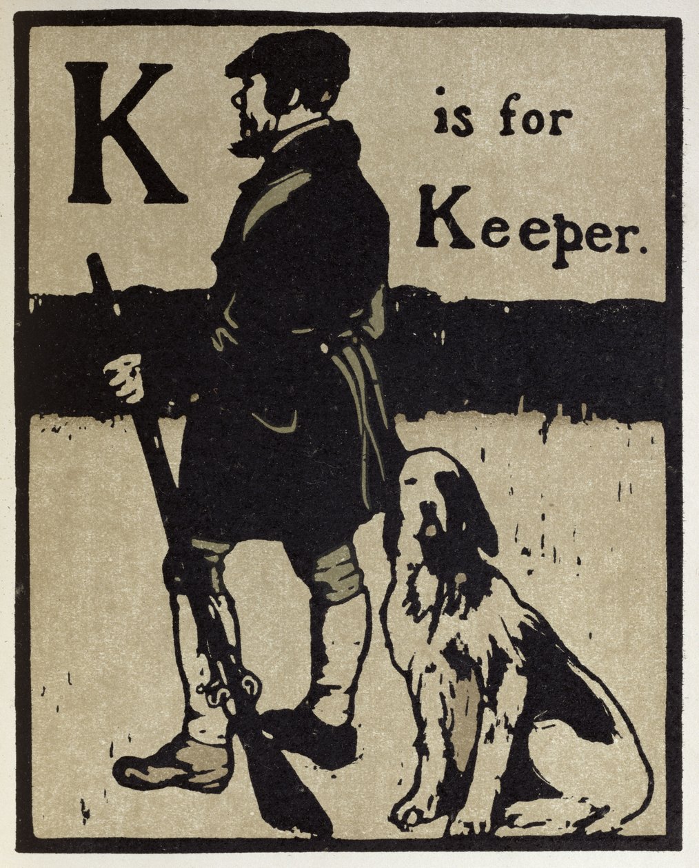 K pour Gardien, illustration de 