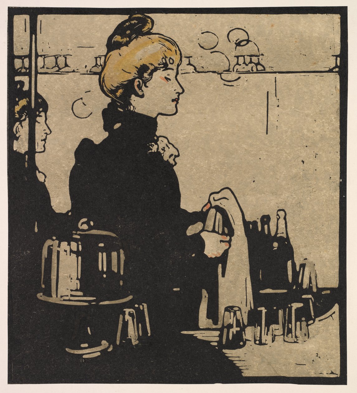 Types de Londres : Barmaid - William Nicholson