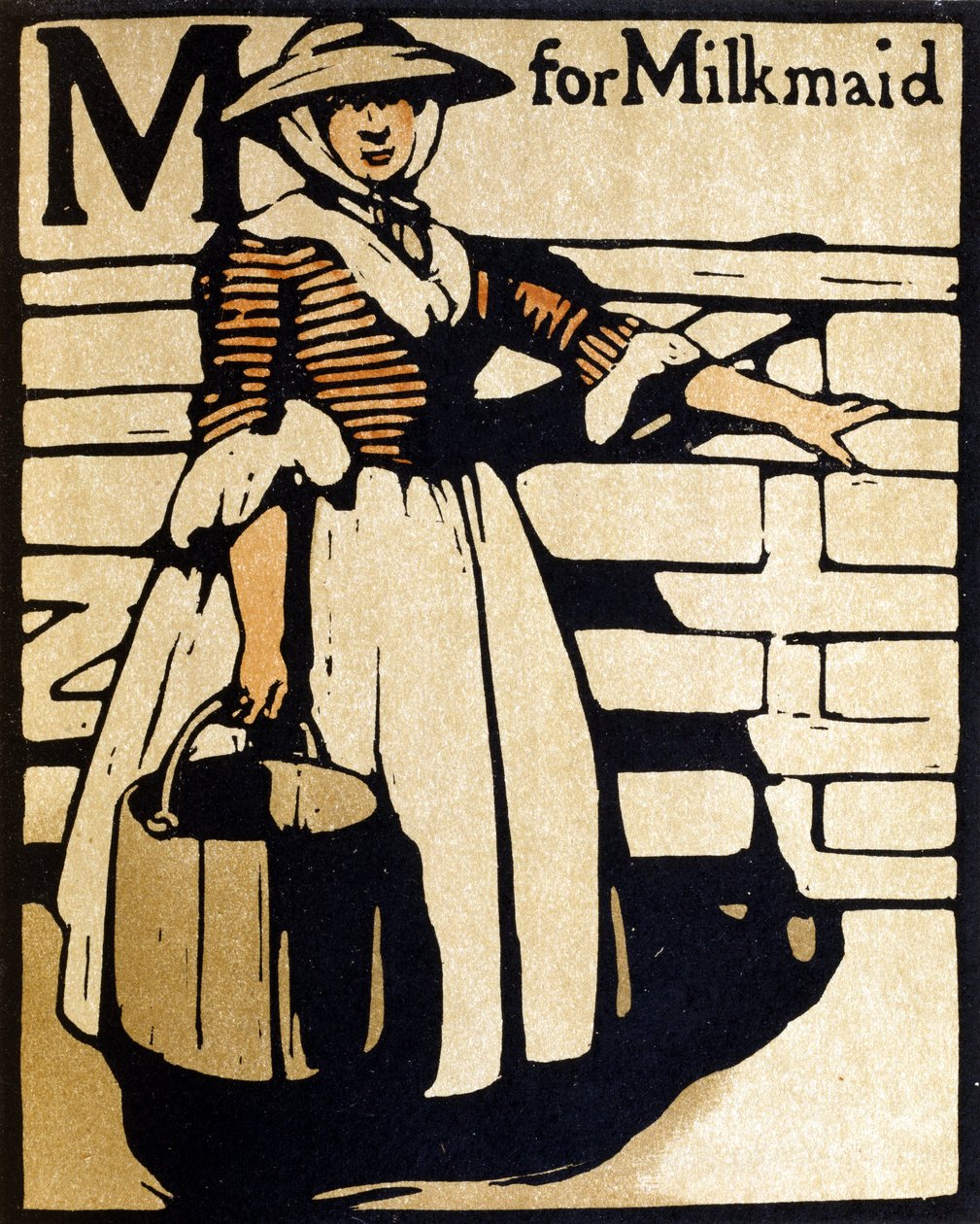 M pour la laitière, illustration de 