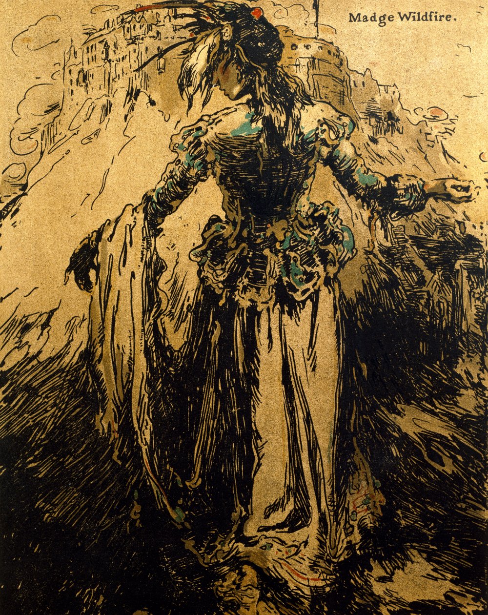 Madge Wildfire, illustration de 