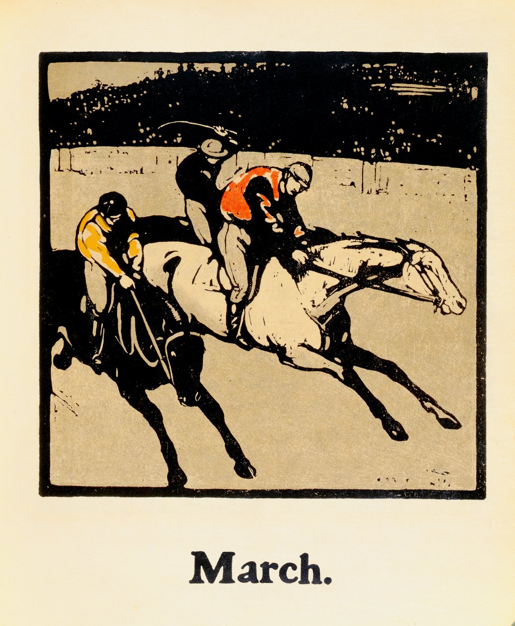 Le mois de mars, de 
