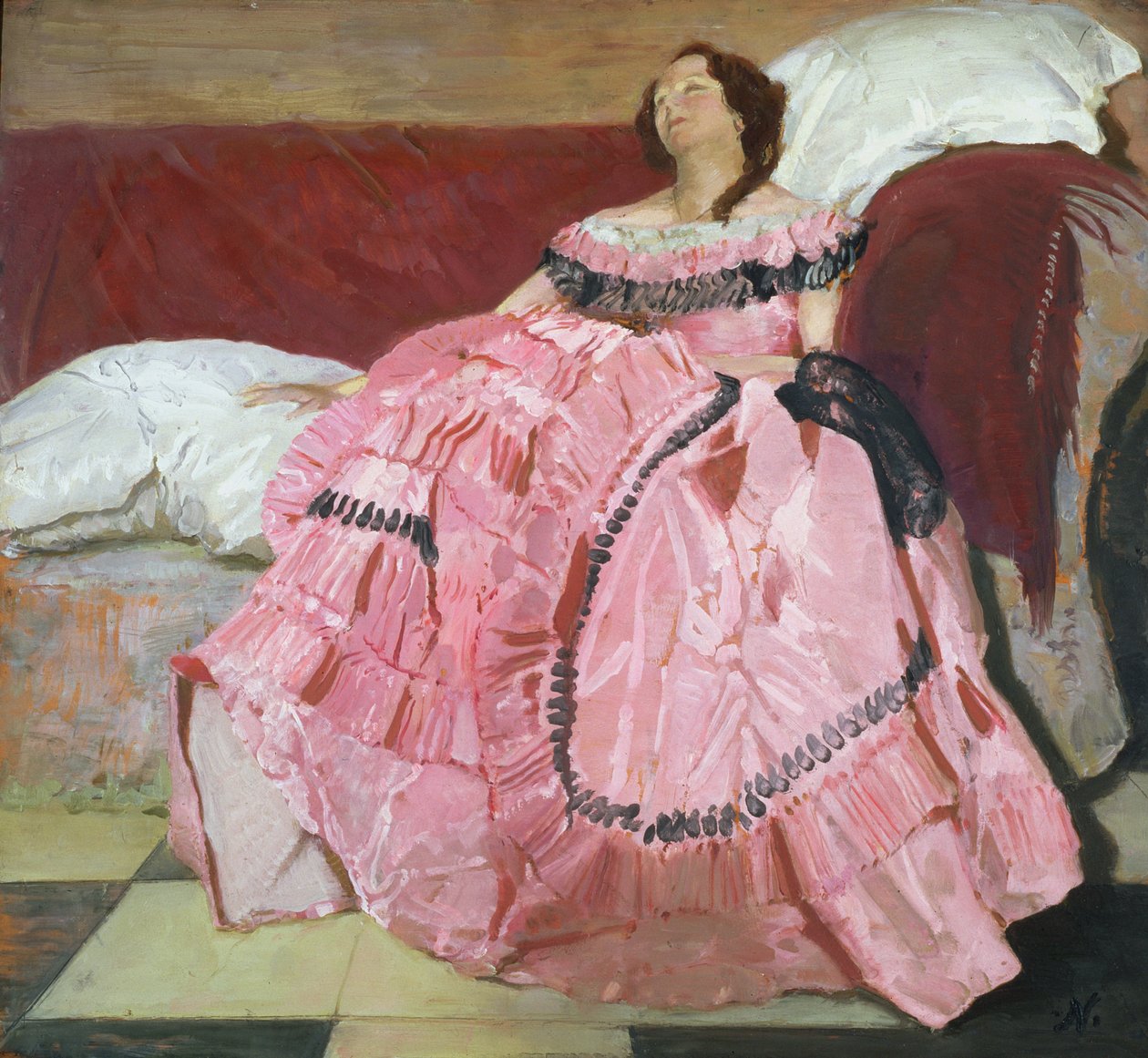 La robe rose - William Nicholson