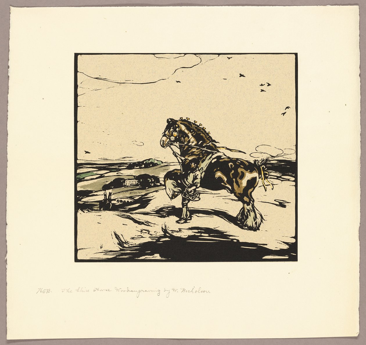 Le cheval Shire - William Nicholson