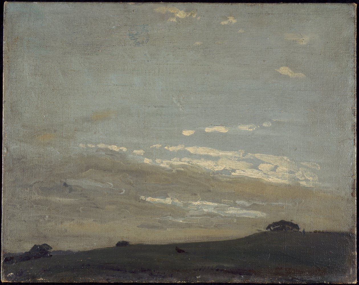Le coucher de soleil argenté - William Nicholson