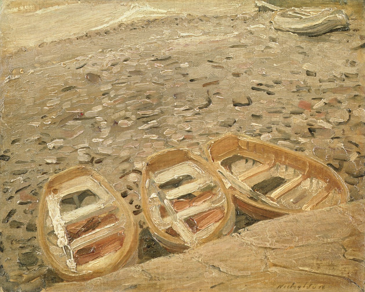 Trois Bateaux, c.1928 - William Nicholson