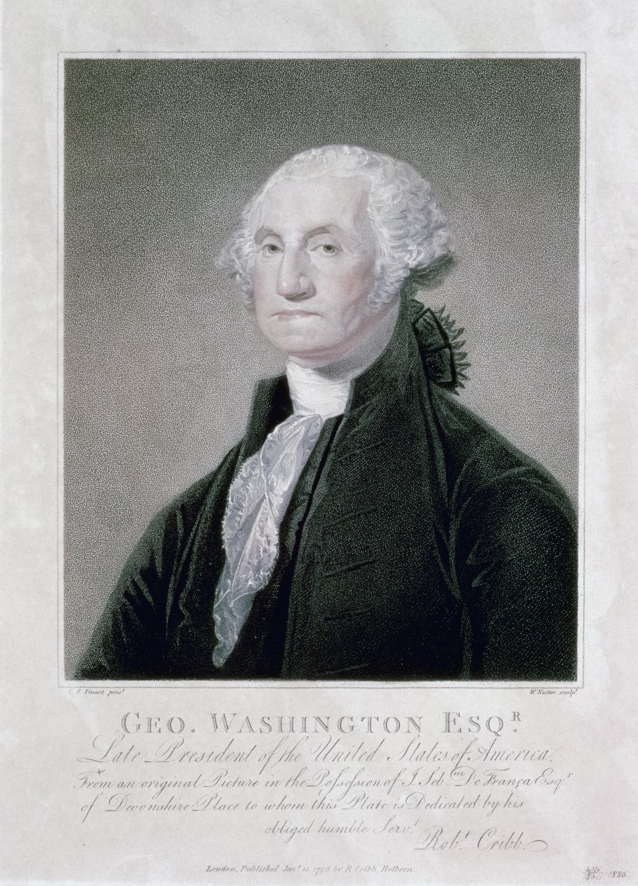 Portrait de George Washington, 1798 - William Nutter