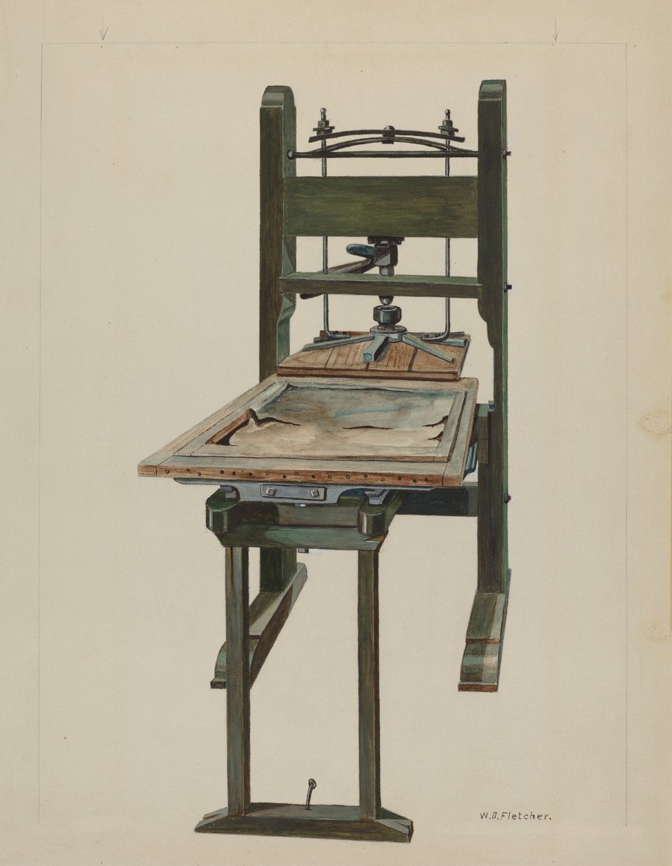 Presse, c. 1937 - William O. Fletcher