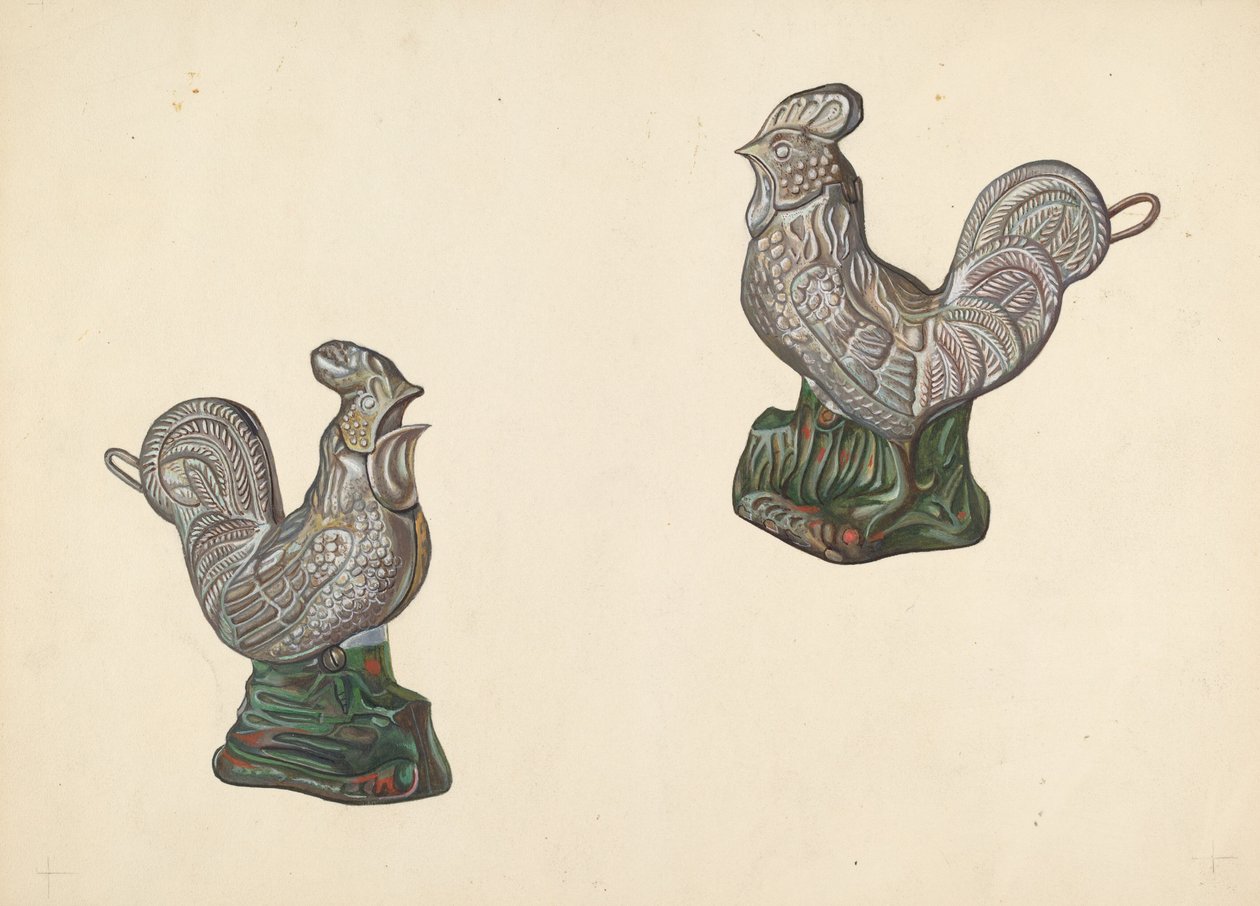 Tirelire coq, vers 1938 - William O. Fletcher