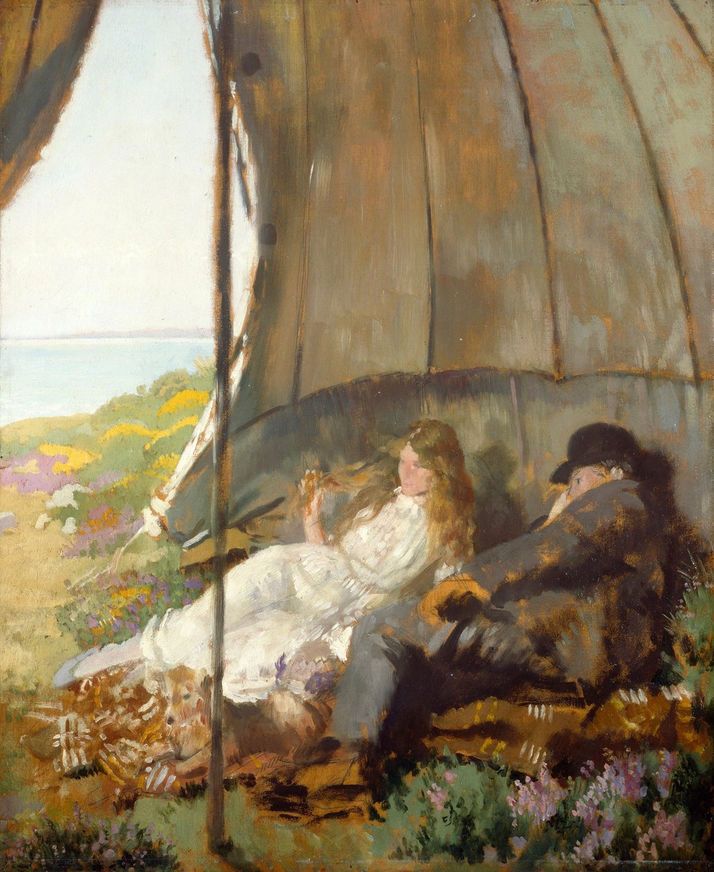 Regardant la mer - William Orpen