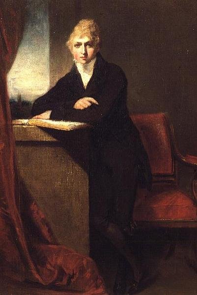 Portrait de Charles Townley (1784-1861) dans un intérieur - William Owen