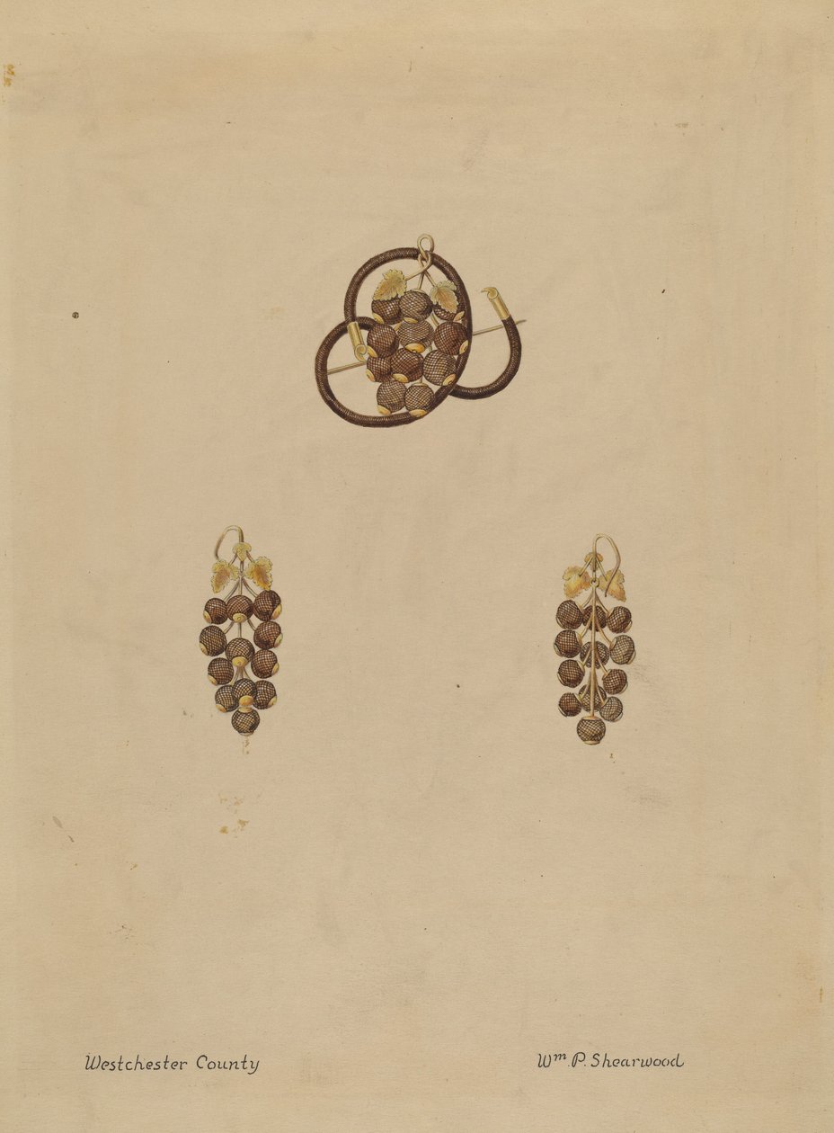 Broche et boucles d